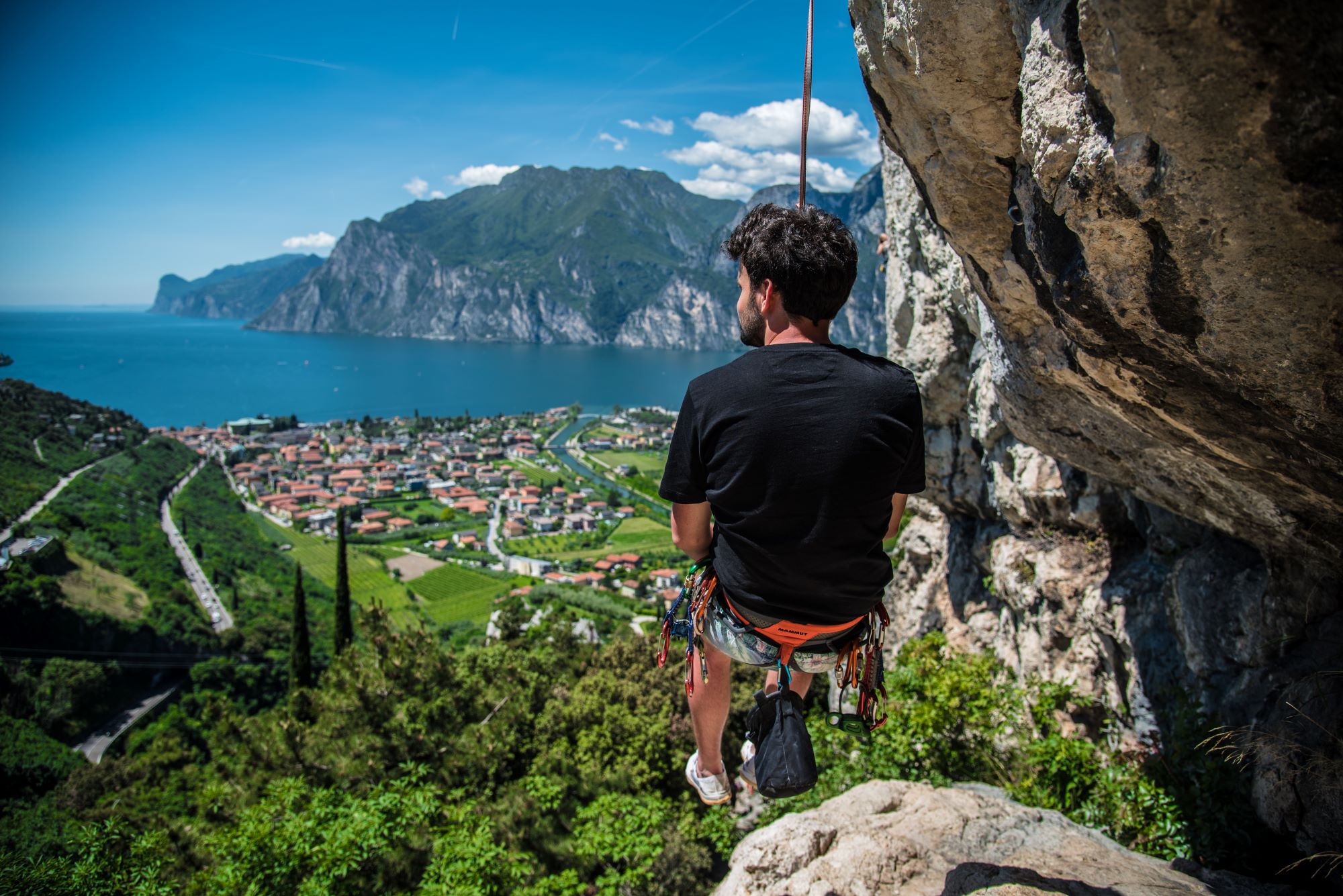 The ideal place to spend your holidays at Lake Garda. An ideal location for enthusiasts of surfing, sailing, mountain biking, or climbing!